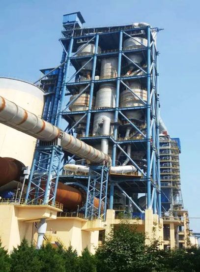 青州中聯(lián)水泥6000t/d生產(chǎn)線技改全貌圖